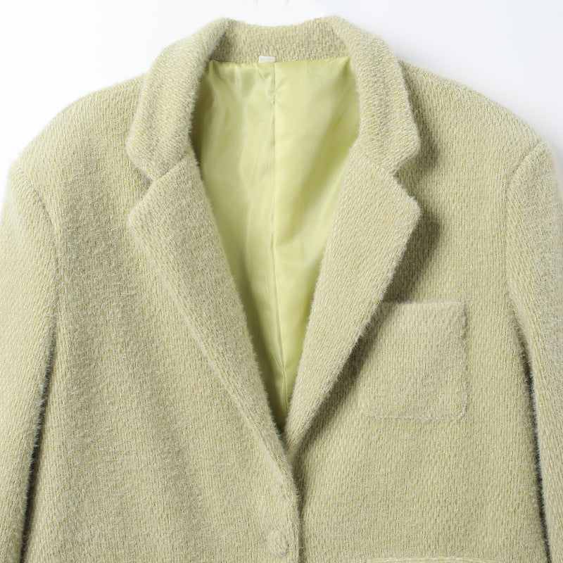 Damer elegant Bouclé-blazerjacka Mirla-Eva Jonsson