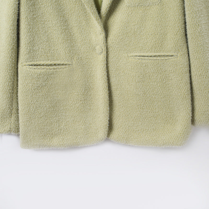 Damer elegant Bouclé-blazerjacka Mirla-Eva Jonsson