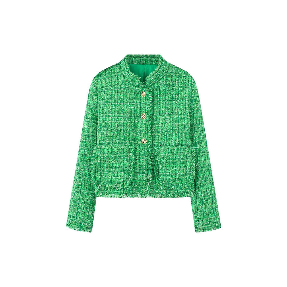 Damer elegant Bouclé-jacka Mirla-Eva Jonsson