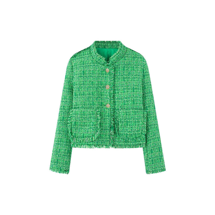 Damer elegant Bouclé-jacka Mirla-Eva Jonsson