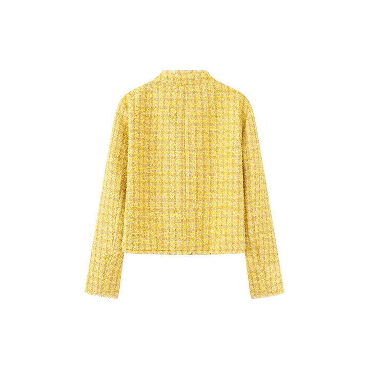 Damer elegant Bouclé-jacka Mirla-Eva Jonsson