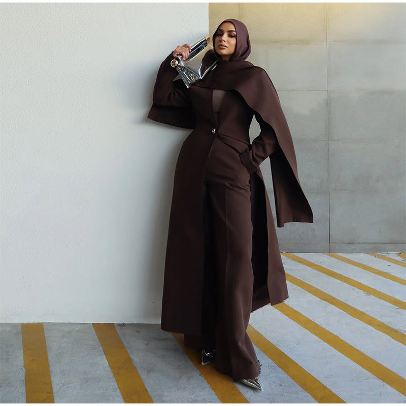 Damer elegant Couture-jacka med draperad design Mirla-Eva Jonsson