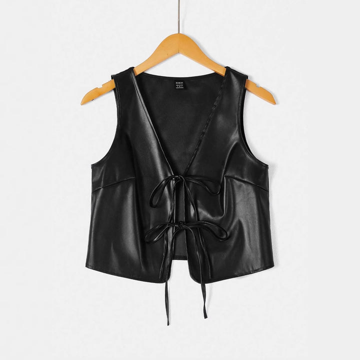 Damer elegant Cropped-Top med moderne snörning Mirla-Eva Jonsson
