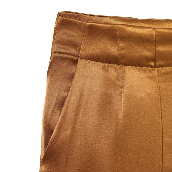 Damer elegant Culotte-byxor med knappdetaljer och hög midja Mirla-Eva Jonsson