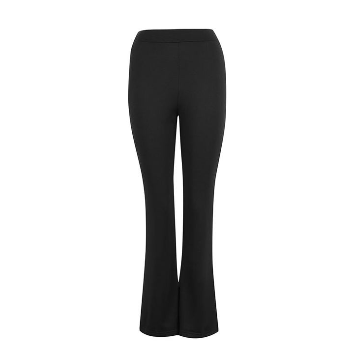 Damer elegant Flared-byxa av flexibel mikrofiber Mirla-Eva Jonsson
