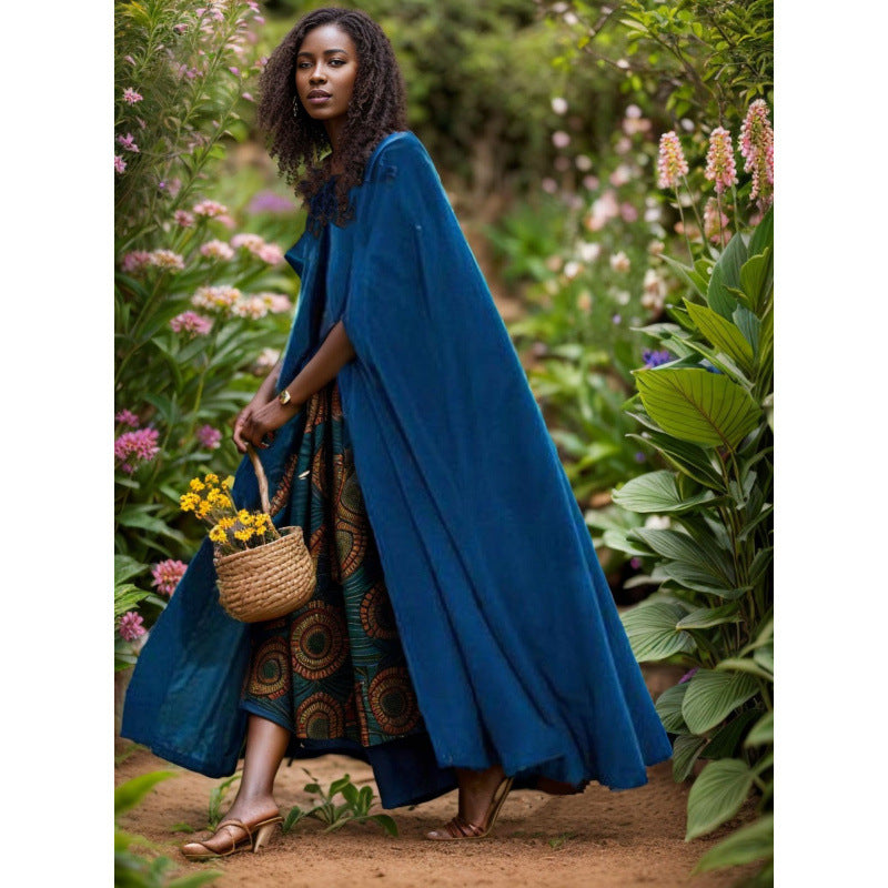 Damer elegant Maxi-Cape Mirla-Eva Jonsson