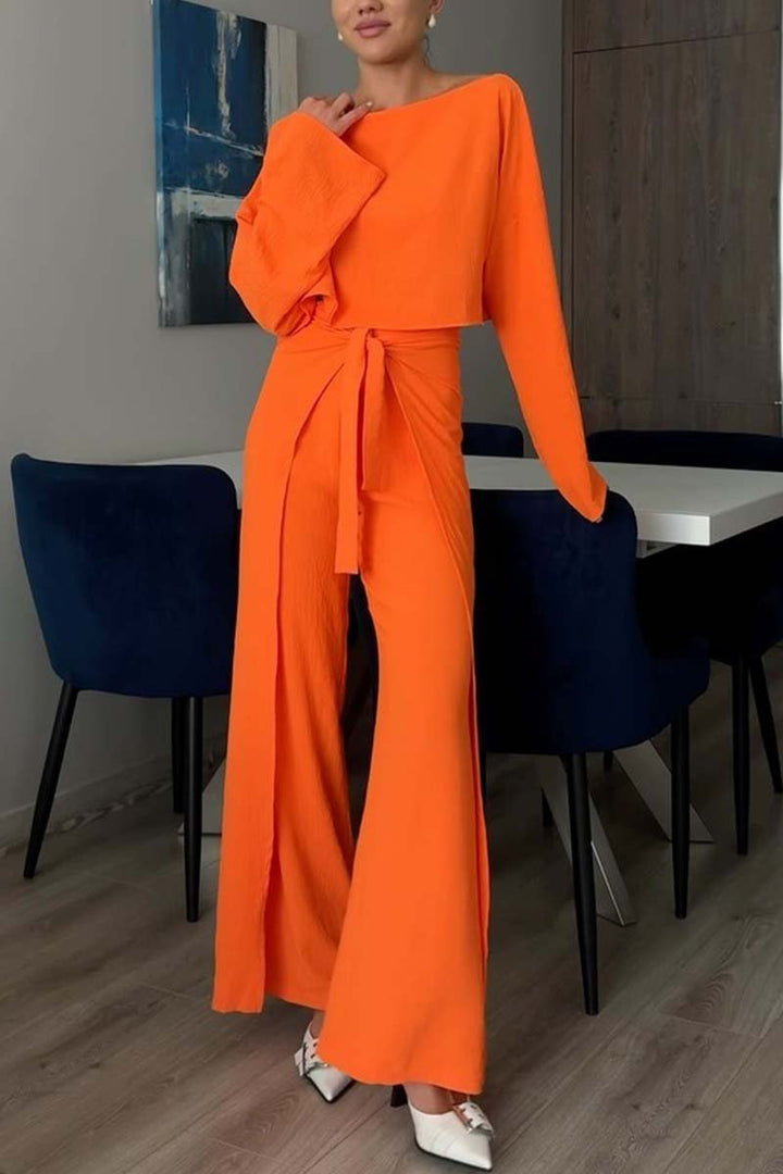 Damer elegant One-Piece Jumpsuit med vid ben Mirla-Eva Jonsson