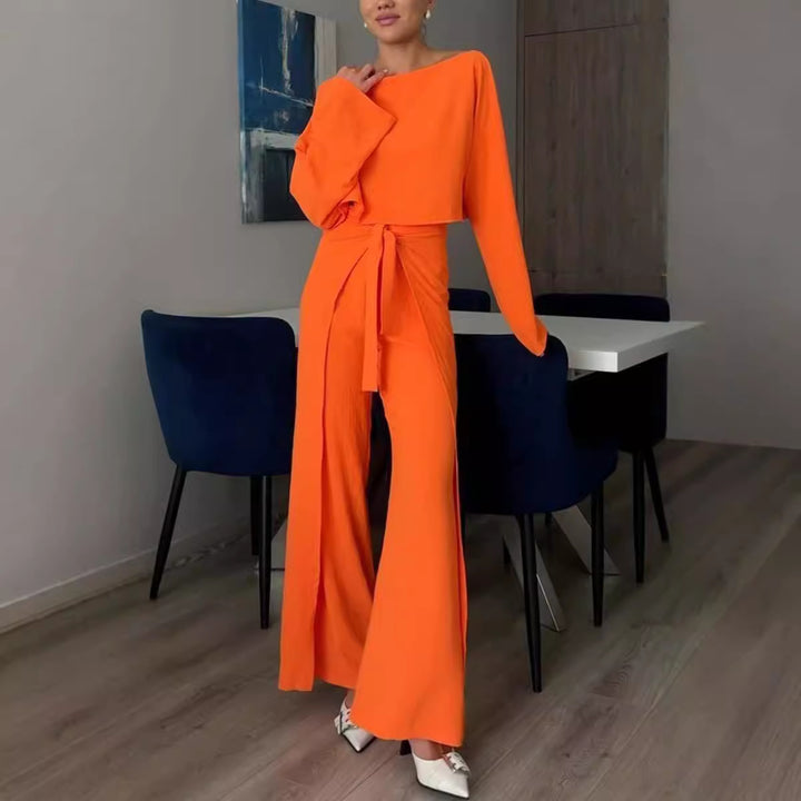 Damer elegant One-Piece Jumpsuit med vid ben Mirla-Eva Jonsson
