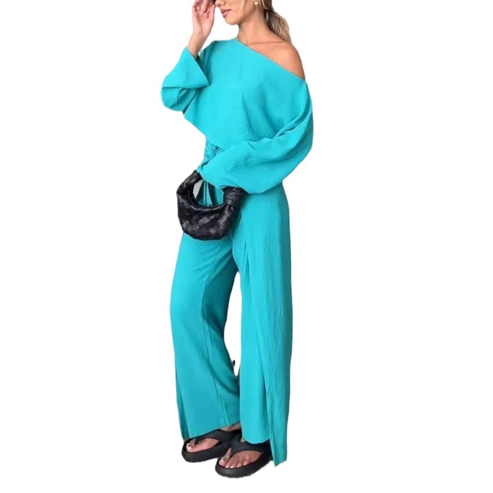 Damer elegant One-Piece Jumpsuit med vid ben Mirla-Eva Jonsson