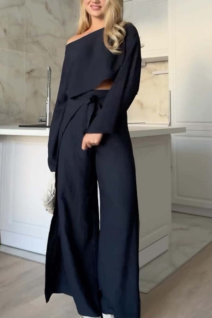 Damer elegant One-Piece Jumpsuit med vid ben Mirla-Eva Jonsson