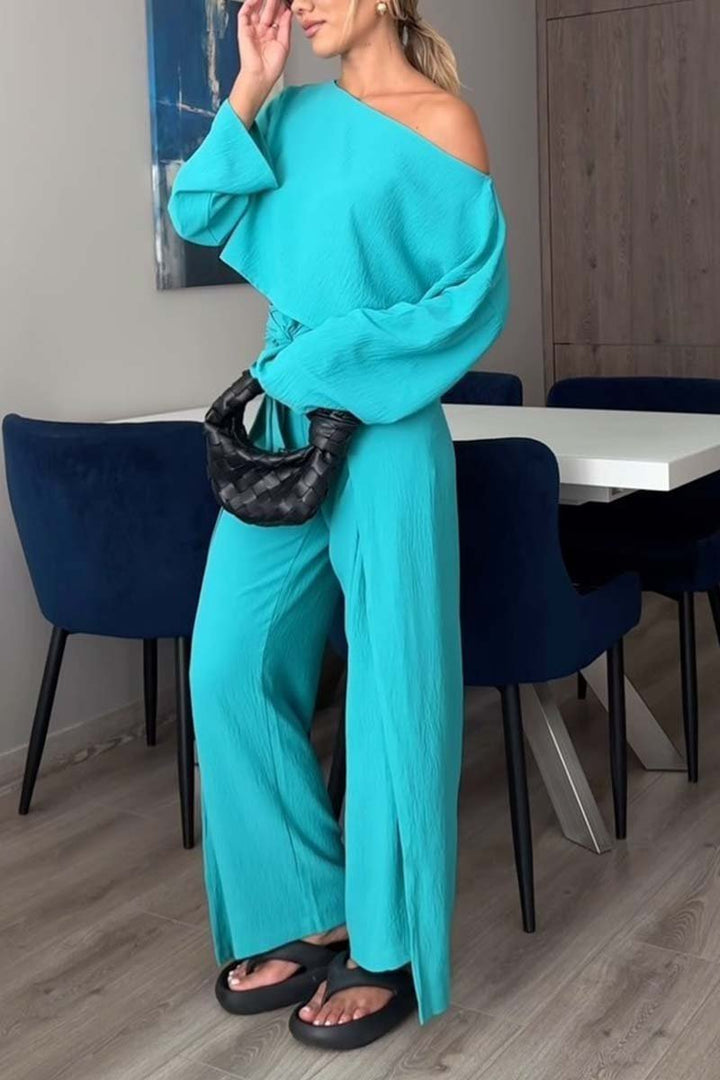 Damer elegant One-Piece Jumpsuit med vid ben Mirla-Eva Jonsson