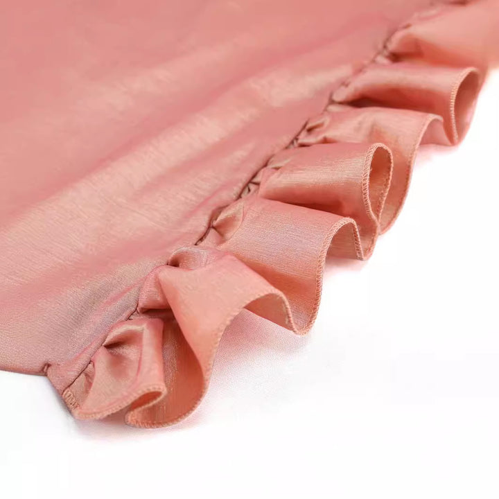 Damer elegant Palazzo-byxor med voluminösa ruffle detaljer Mirla-Eva Jonsson