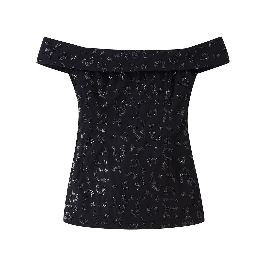 Damer elegant Palazzobyxa med floral spetsdekoration Mirla-Eva Jonsson