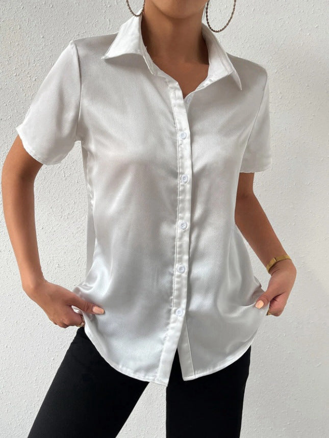 Damer elegant Satinblus Mirla-Eva Jonsson
