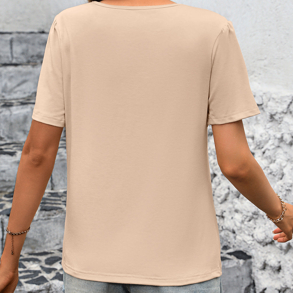 Damer elegant T-shirt med strukturerad design Eva Jonsson-Eva Jonsson