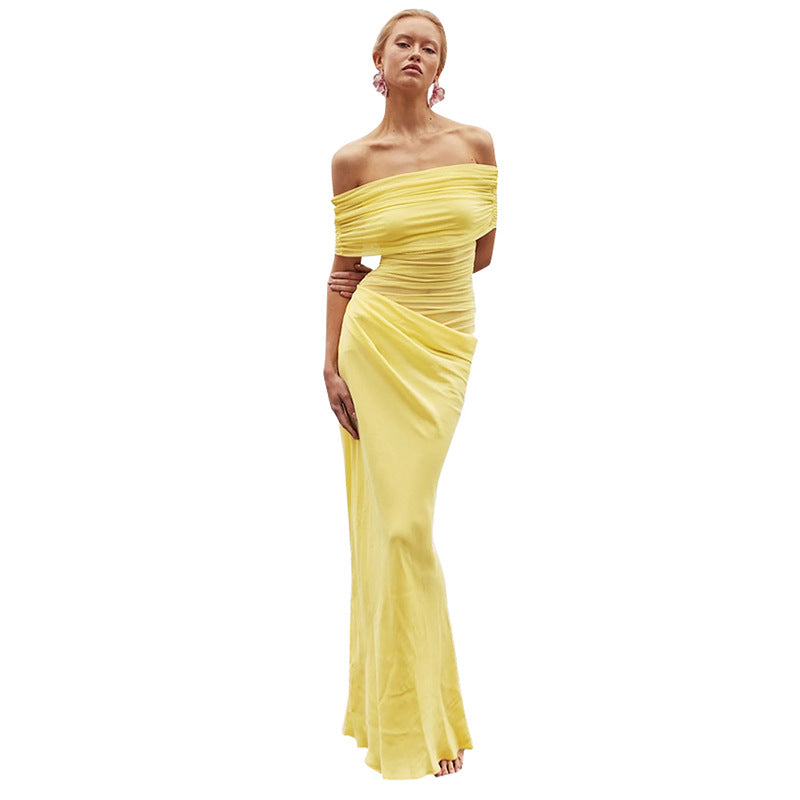 Damer elegant aftenkjole med off-shoulder-design Mirla-Eva Jonsson