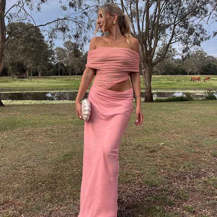 Damer elegant aftenkjole med off-shoulder-design Mirla-Eva Jonsson