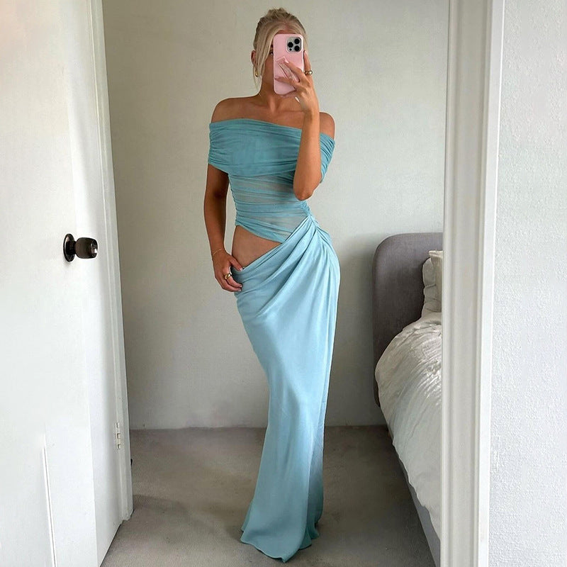 Damer elegant aftenkjole med off-shoulder-design Mirla-Eva Jonsson