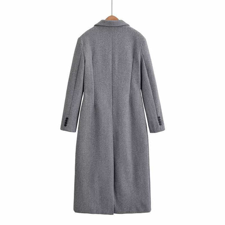 Damer elegant avlång blazer-kappa Mirla-Eva Jonsson