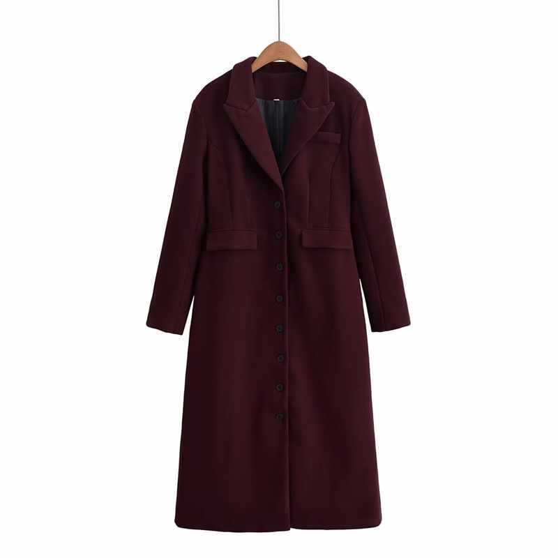 Damer elegant avlång blazer-kappa Mirla-Eva Jonsson