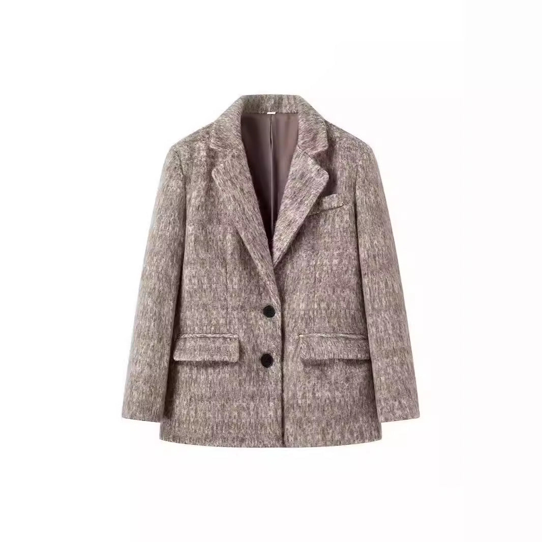 Damer elegant blazer i högkvalitativ ullblandning Mirla-Eva Jonsson