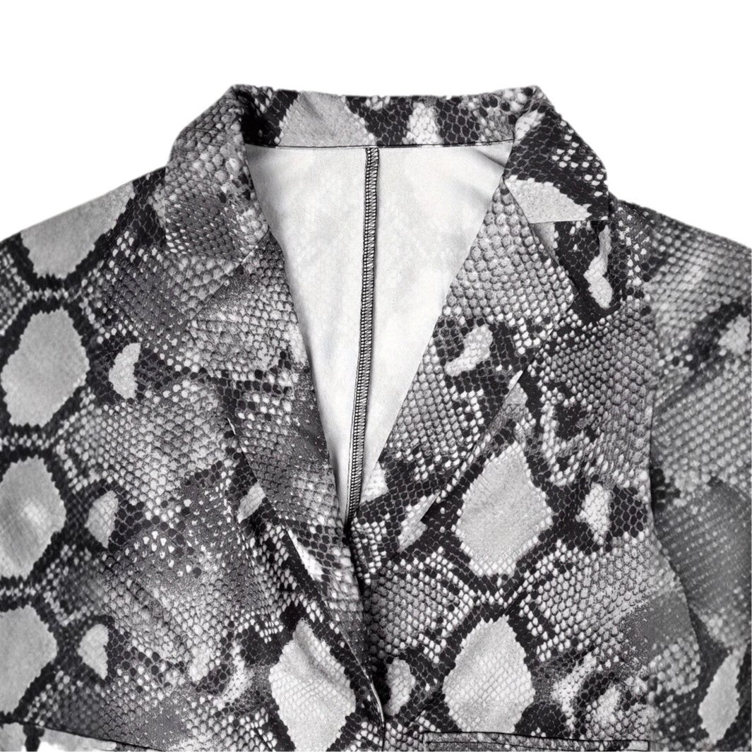 Damer elegant blazer i ormskinnsdesign Eva Jonsson-Eva Jonsson