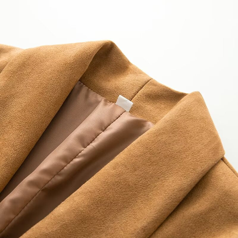 Damer elegant blazer jacka med texturerat tyg Mirla-Eva Jonsson
