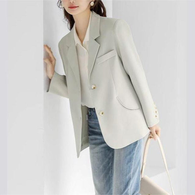 Damer elegant blazer med fina knappdetaljer och skräddarsydd silhuett Mirla-Eva Jonsson