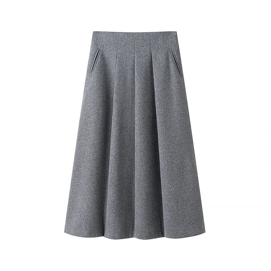 Damer elegant blazer- och kjolensemble med strukturerad design Mirla-Eva Jonsson