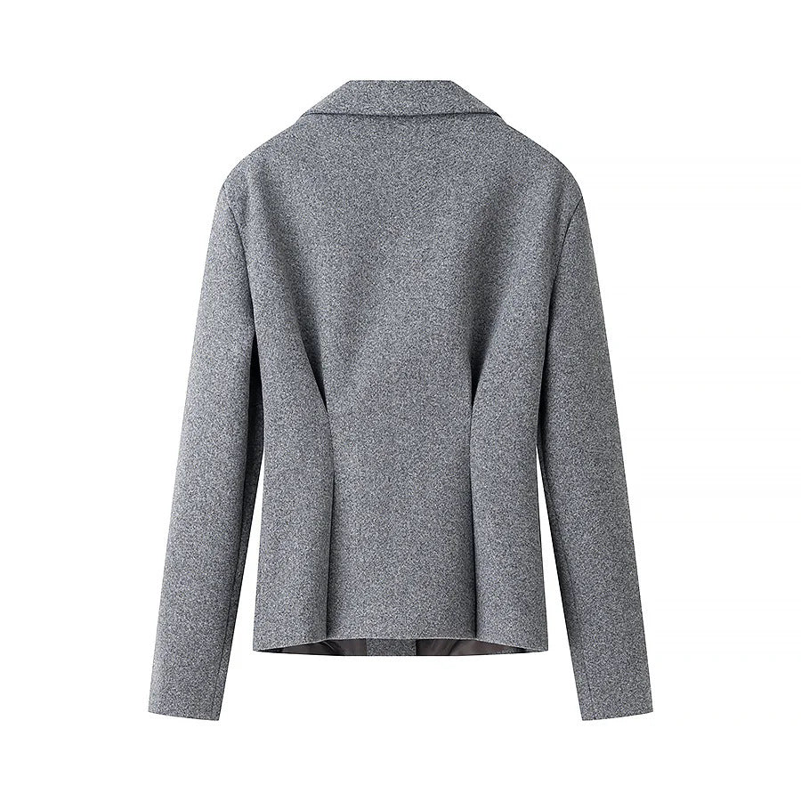 Damer elegant blazer- och kjolensemble med strukturerad design Mirla-Eva Jonsson