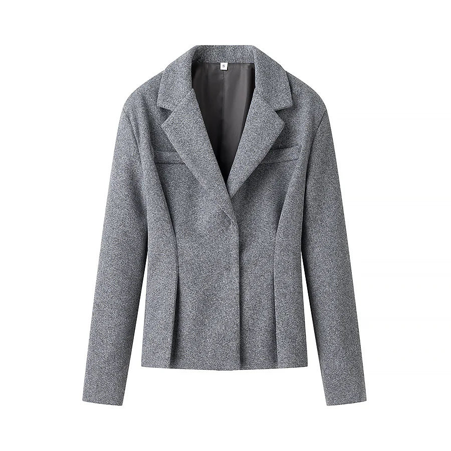 Damer elegant blazer- och kjolensemble med strukturerad design Mirla-Eva Jonsson