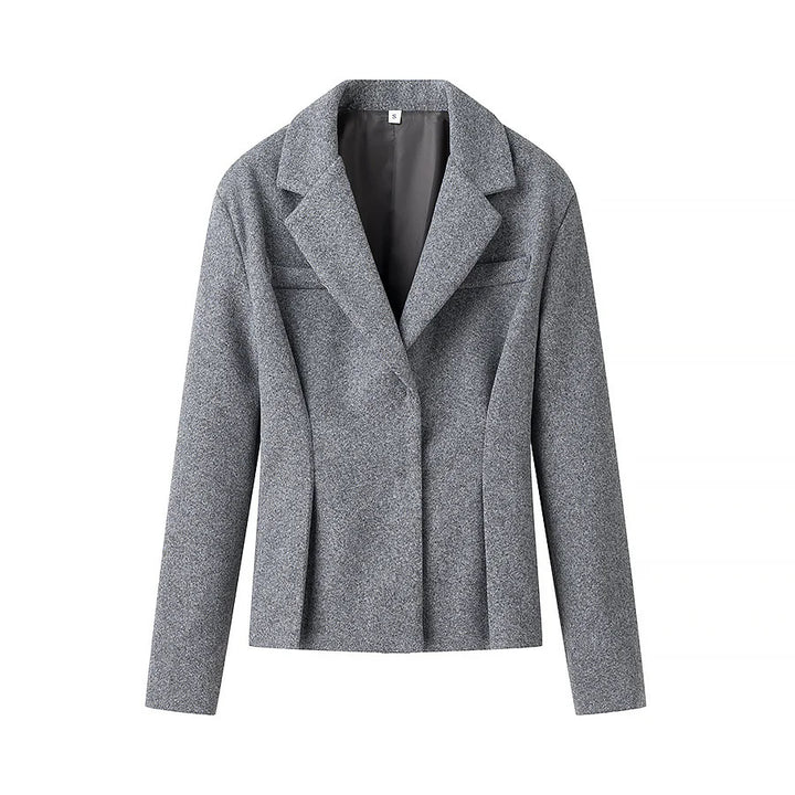 Damer elegant blazer- och kjolensemble med strukturerad design Mirla-Eva Jonsson