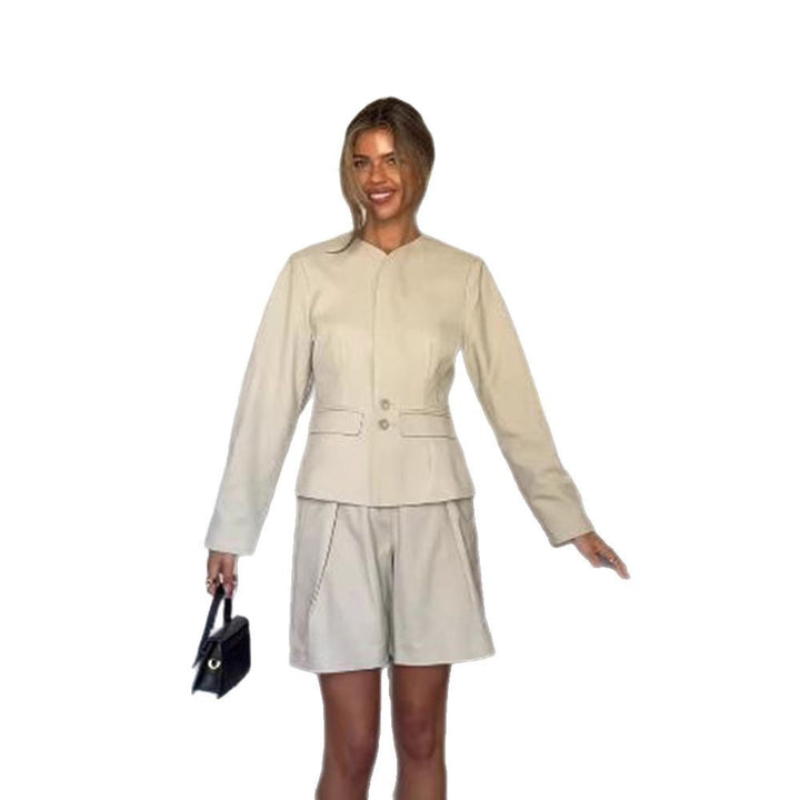 Damer elegant blazer-shorts-set Eva Jonsson-Eva Jonsson