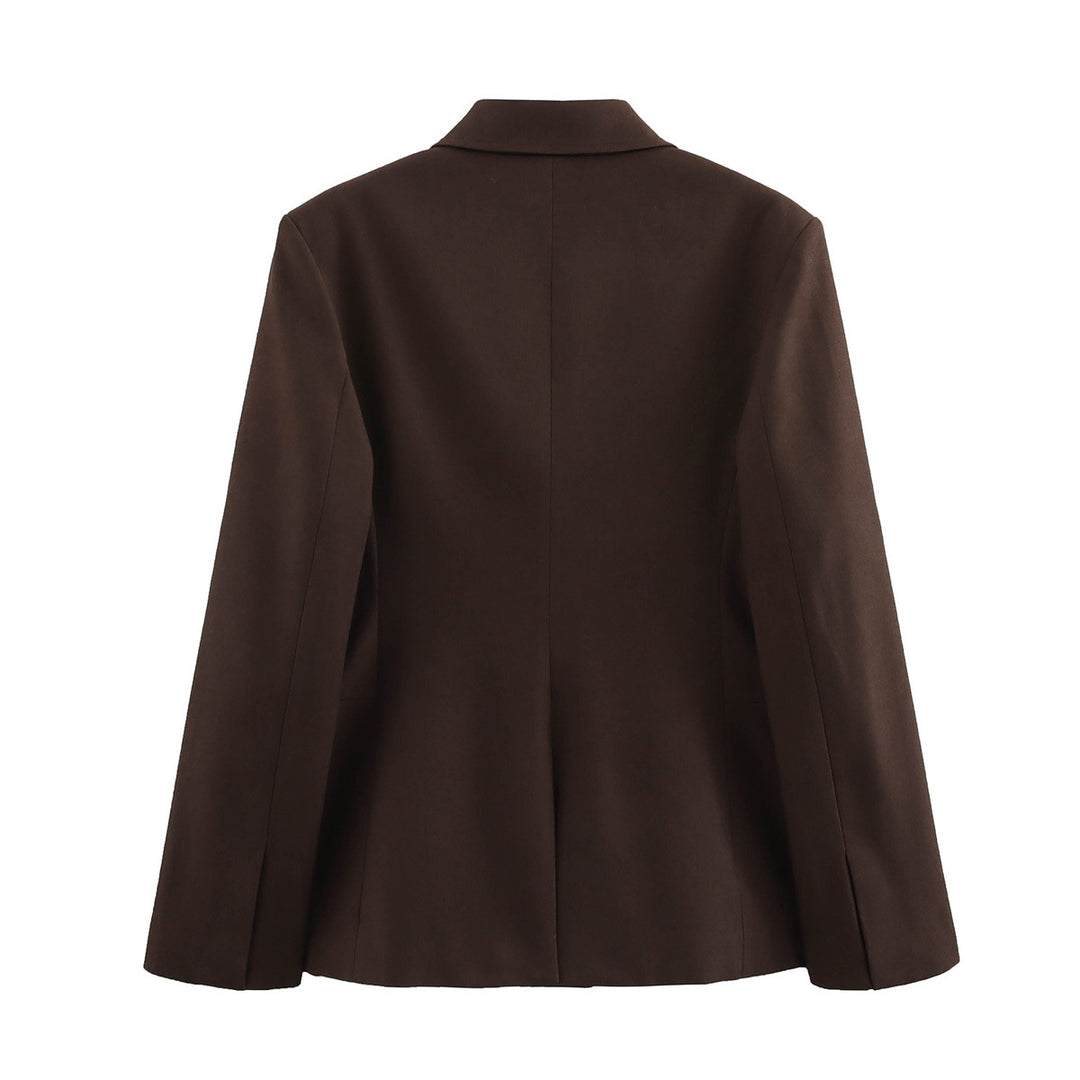 Damer elegant blazerjacka med strukturerad design och praktiska fickor Mirla-Eva Jonsson