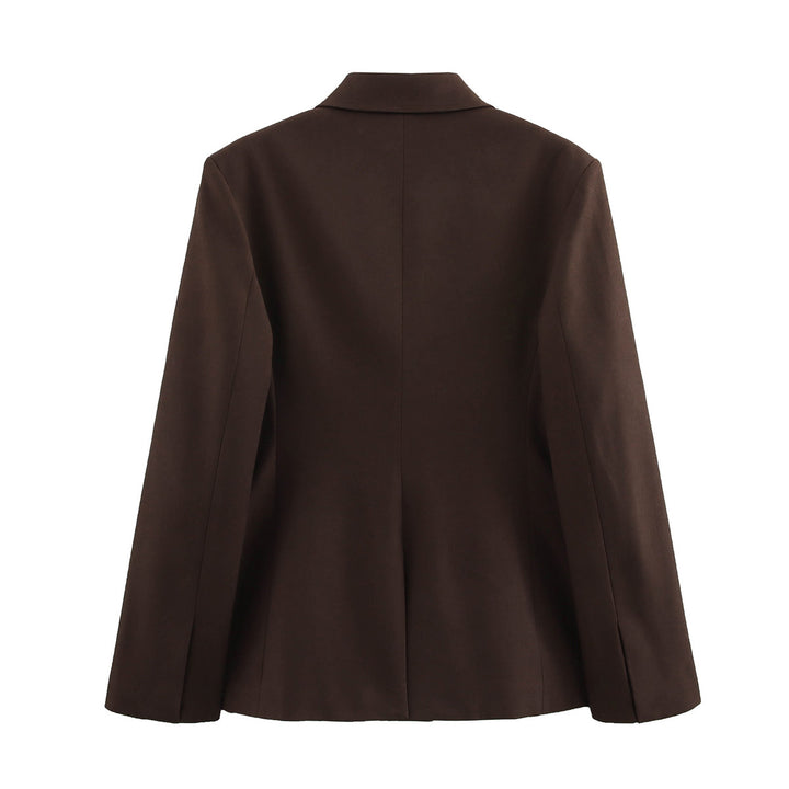 Damer elegant blazerjacka med strukturerad design och praktiska fickor Mirla-Eva Jonsson