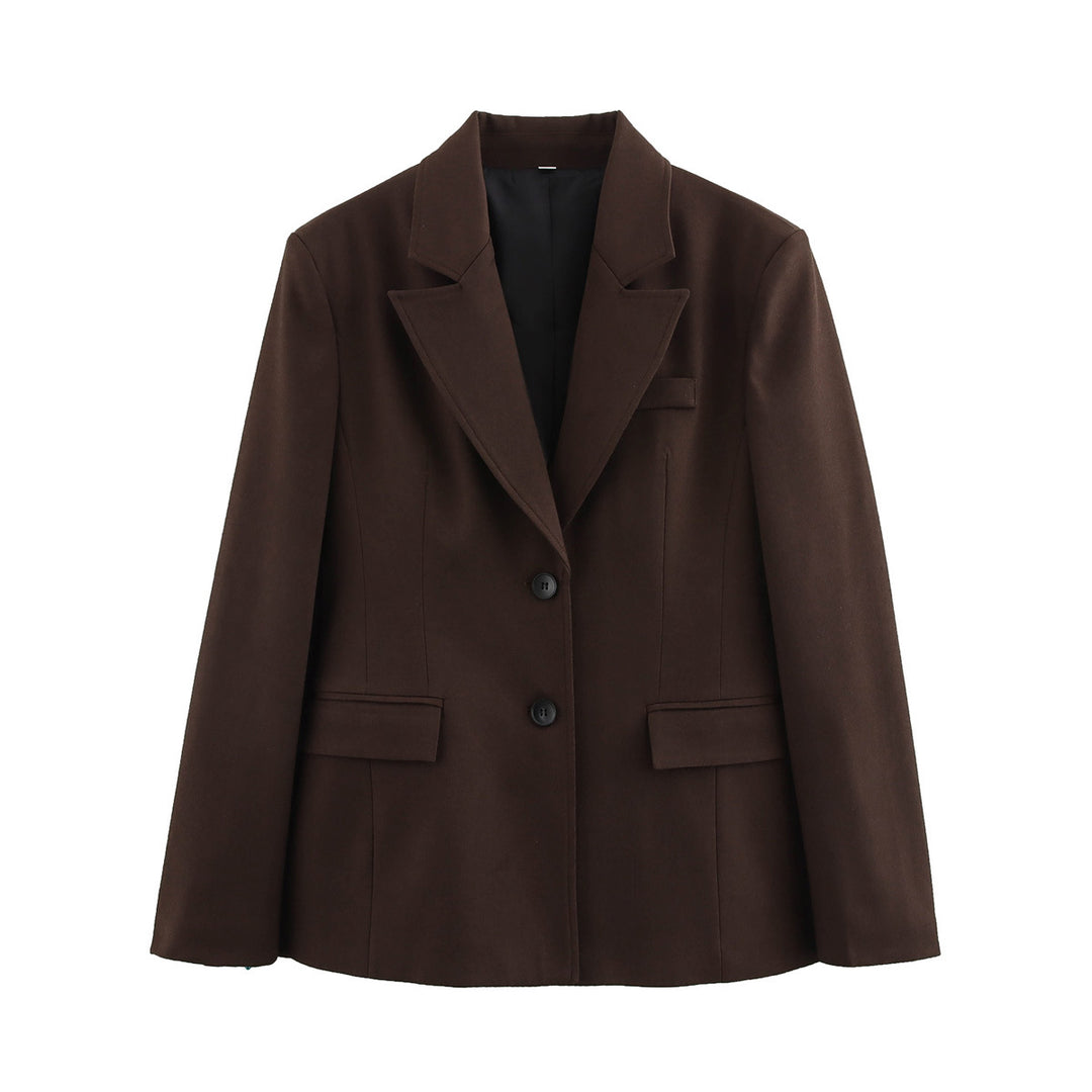 Damer elegant blazerjacka med strukturerad design och praktiska fickor Mirla-Eva Jonsson