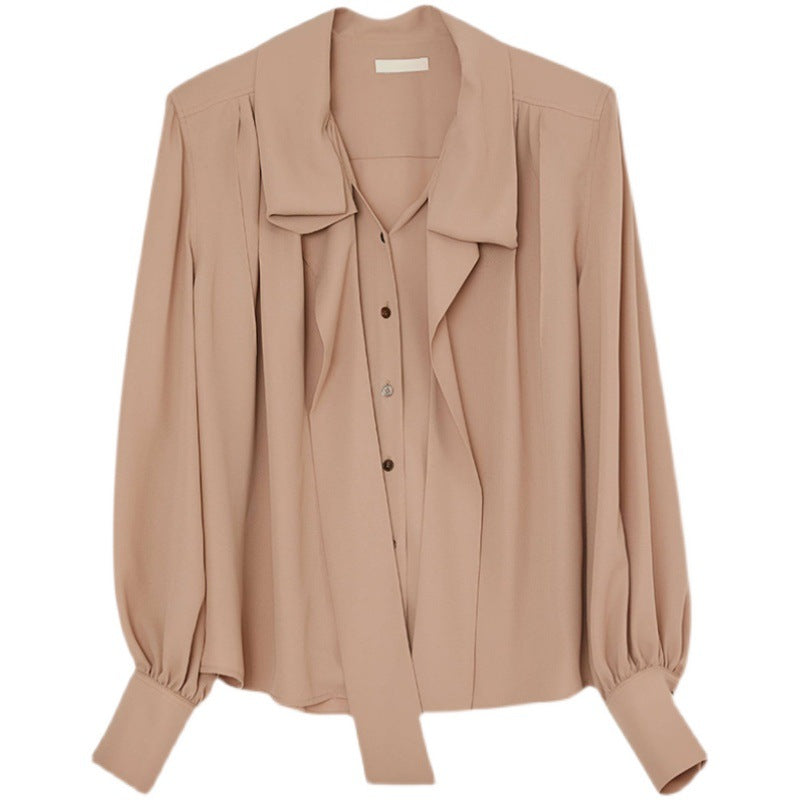 Damer elegant blus med knytbälte Mirla-Eva Jonsson