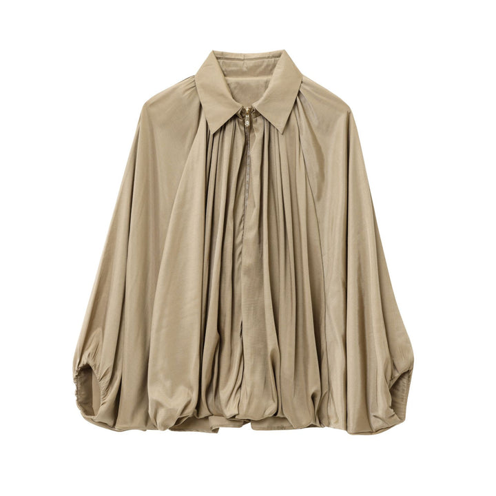 Damer elegant blus med plissédetaljer Mirla-Eva Jonsson