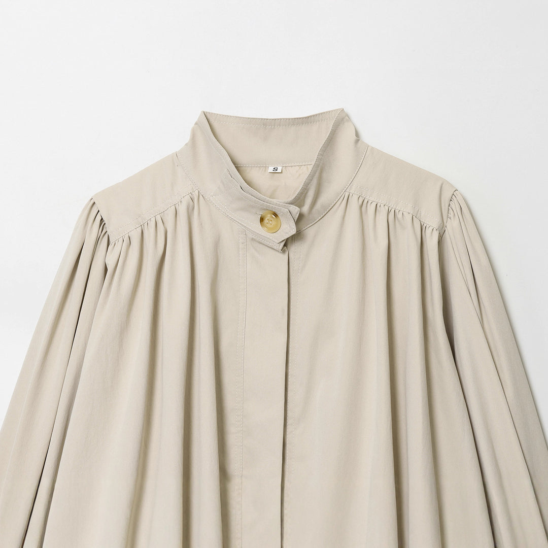 Damer elegant blus med vida ärmar och naturlig fall Mirla-Eva Jonsson