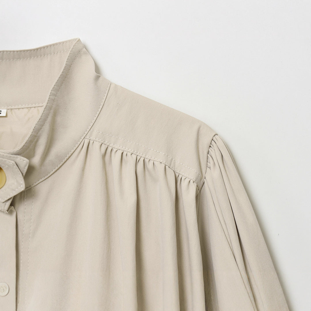 Damer elegant blus med vida ärmar och naturlig fall Mirla-Eva Jonsson