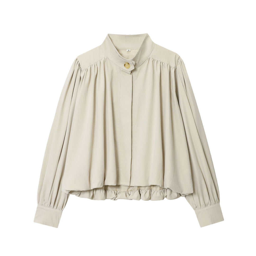 Damer elegant blus med vida ärmar och naturlig fall Mirla-Eva Jonsson