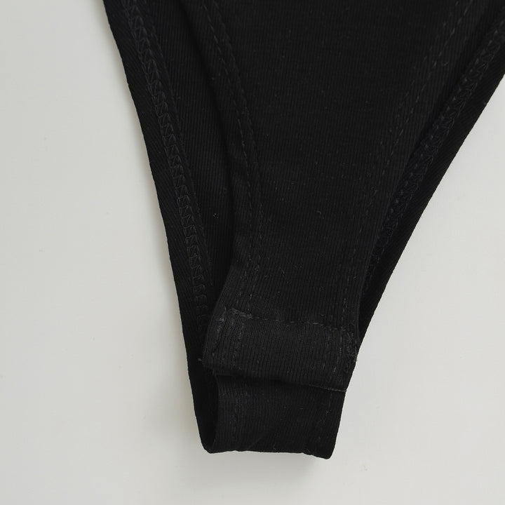 Damer elegant bodysuit med asymmetrisk u-ringning Mirla-Eva Jonsson