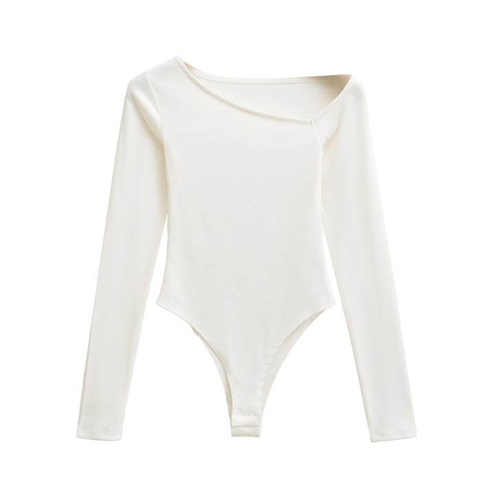 Damer elegant bodysuit med asymmetrisk u-ringning Mirla-Eva Jonsson