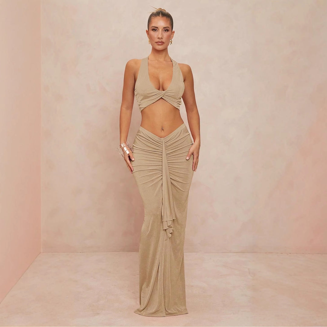 Damer elegant bodysuit med korsbärande alternativ och sidoklipp Mirla-Eva Jonsson