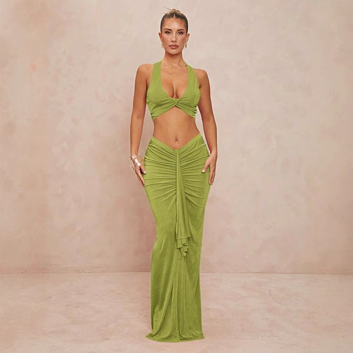 Damer elegant bodysuit med korsbärande alternativ och sidoklipp Mirla-Eva Jonsson
