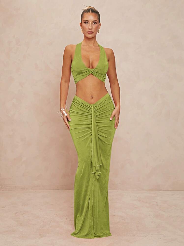 Damer elegant bodysuit med korsbärande alternativ och sidoklipp Mirla-Eva Jonsson