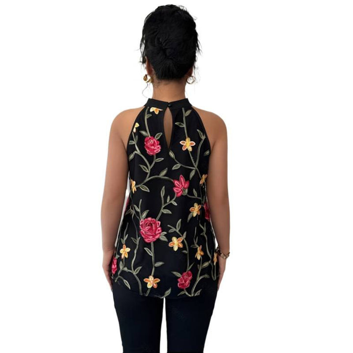 Damer elegant broderad blus Mirla-Eva Jonsson