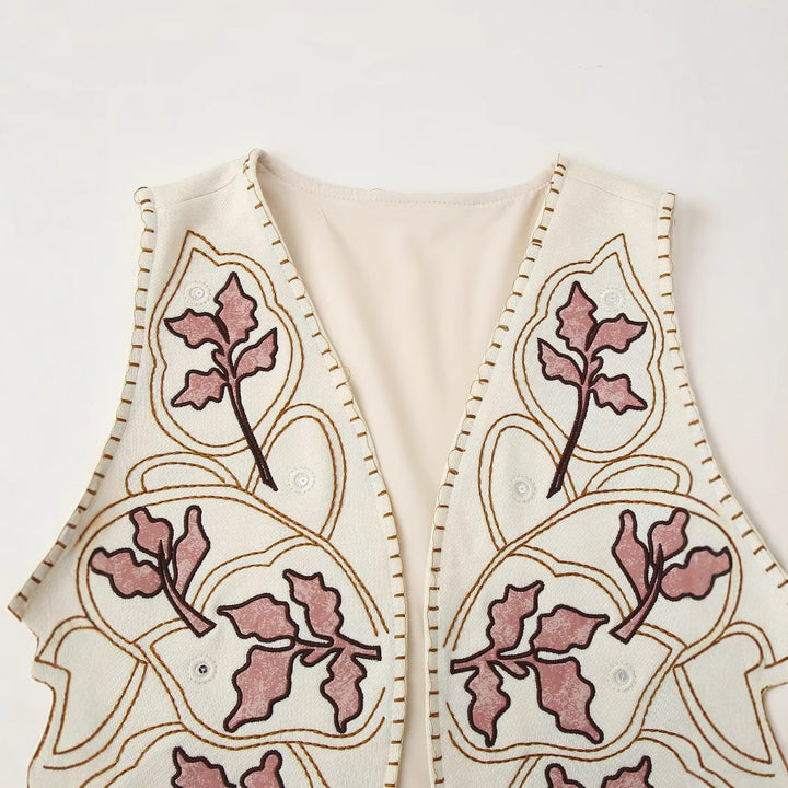 Damer elegant broderad väst Mirla 1762451344-Eva Jonsson