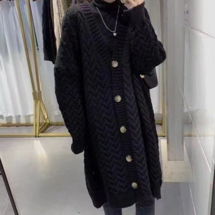 Damer elegant cardigan med knapppdetaljer Mirla-Eva Jonsson
