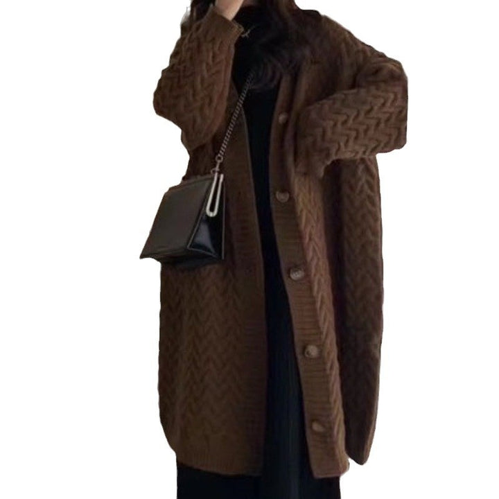 Damer elegant cardigan med knapppdetaljer Mirla-Eva Jonsson